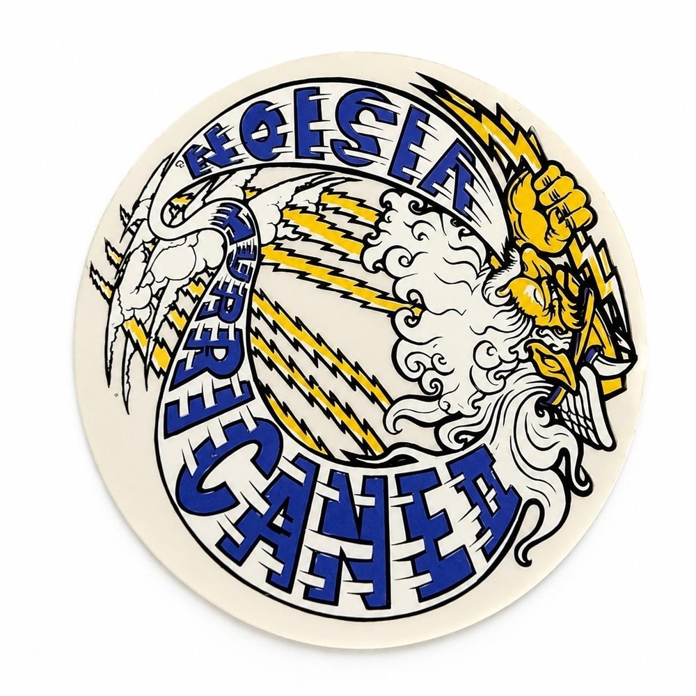 Vintage Chelsea FC Americano Sticker Soccer Football Decal Blue Yellow Zeus Logo